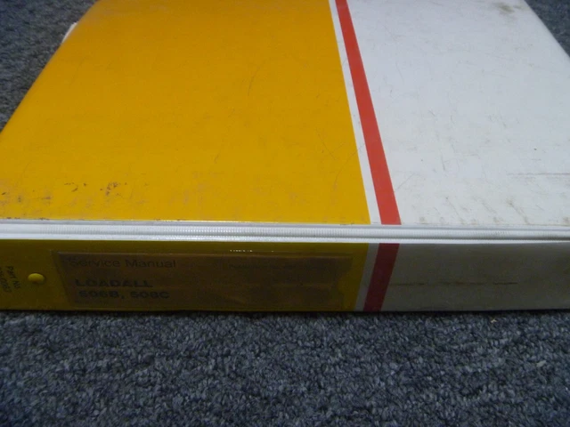 JCB Loadall 506B 508C Telehandler Telescopic Forklift Shop Service Repair Manual