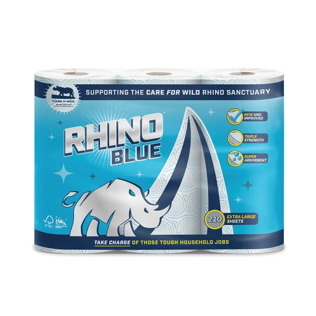 Rotolo da cucina Rhino 3 strati confezione da 3 R0304K3BNOF01