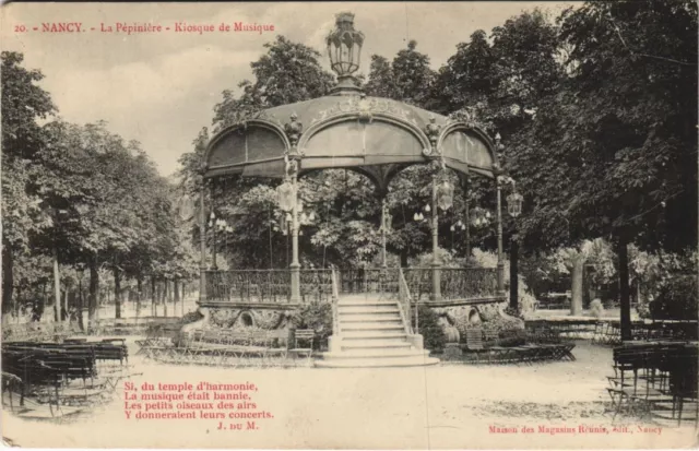 CPA NANCY La Pepiniere Music Kiosk (990970)
