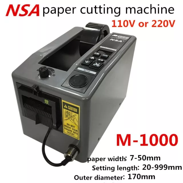 M-1000 Automatic Tape Dispenser 110V 220V Tape Adhesive Cutting Cutter Machine 2