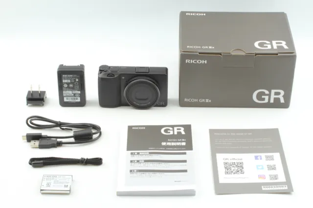 [Almost Unused] Ricoh GR IIIx III X 24.2 MP f2.8 Compact Digital Camera JAPAN