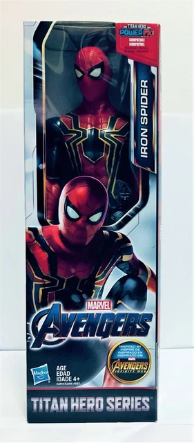 Hasbro Marvel Avengers Endgame – Iron Spider-Man Titan Hero – Action Figure 30 Cm – Parlante Con Base Power FX (Accessorio Non Incluso) - 2