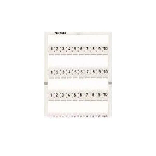 5 pezzi WAGO GmbH & Co. KG Sistema di marcatura WMB 793-4502 bianco