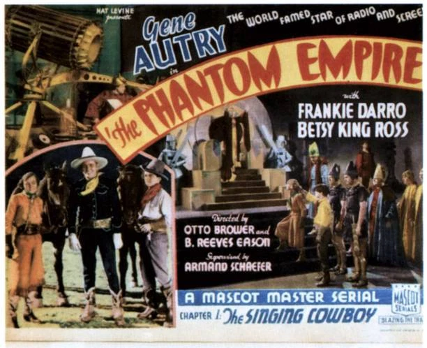 THE PHANTOM EMPIRE Lobby Card Gene Autry Old Movie Photo $9.00 ...