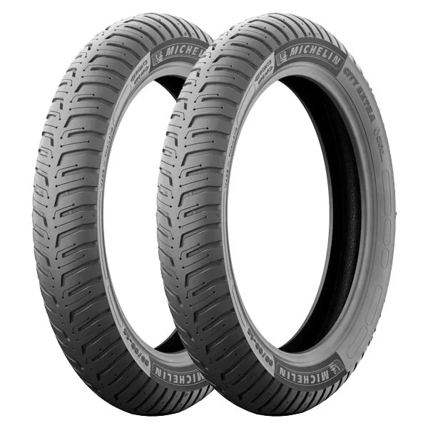 Coppia Gomme Michelin 120/70-12 58P + 130/70-12 62P City Extra