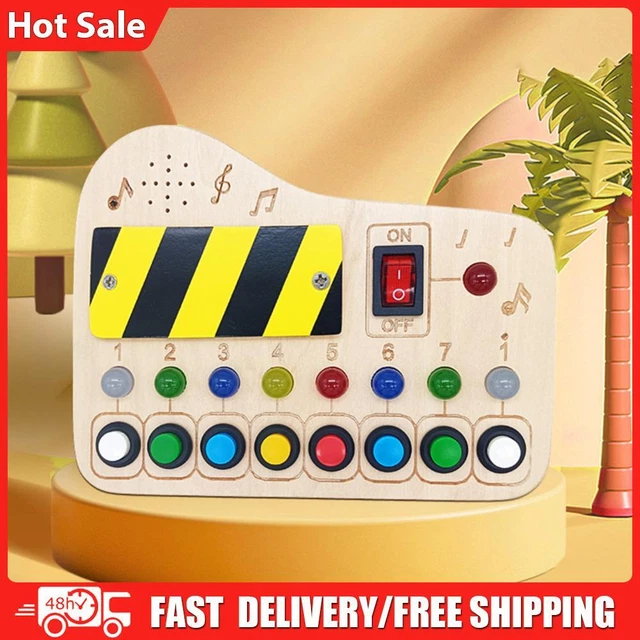 Kids Screwdriver Tool Set Wooden Light Switch Toy For Kids 3 Years Old and Up