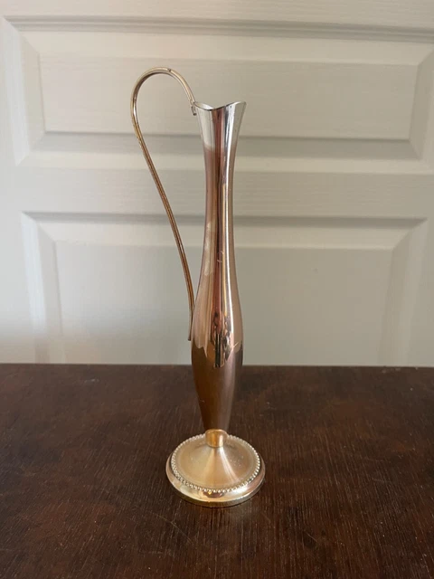POT, VASE ANCIEN cuivre martelé avec anses – déco rustique vintage EUR 25,00 - FR