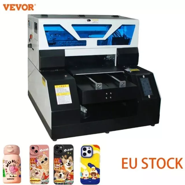 Vevor Impresora UV A3 Impresora Plana Ultravioleta A3 Impresora De Botella Tpu