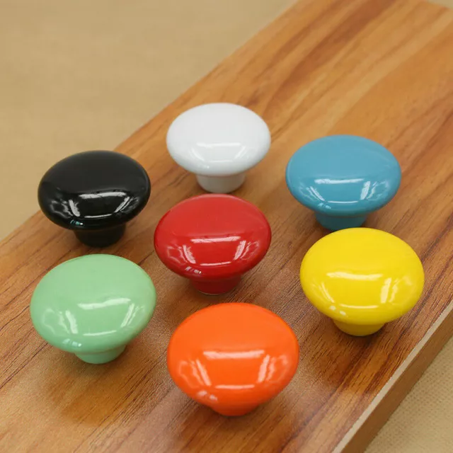 Ceramic Kitchen Cabinet Drawer Pulls Cupboard Handle Door Knob Vintage Furniture