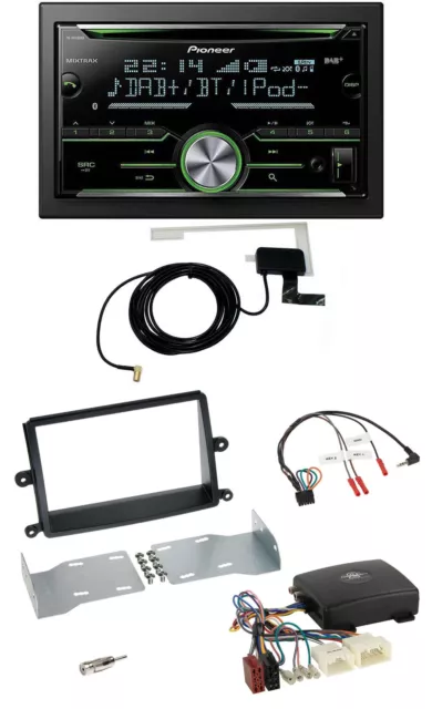 Pioneer CD USB Lenkrad Bluetooth 2DIN DAB Autoradio für Mitsubishi L200 08-15 Ki