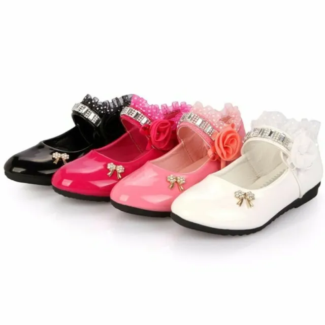 Children Kids Baby Shoes Girls Princess Flower Dance Toddler Party Sandals Shoes