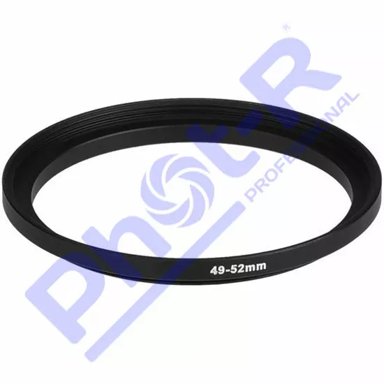 Phot-R 49-52mm Metal Stepping Up Ring 49mm-52mm 49-52 Step-Up Ring Adapter