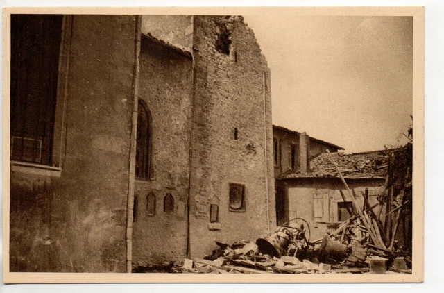 PONT SAINT VINCENT - Meurthe et Moselle - CPA 54 - Ruins of the Bell Tower June 1940