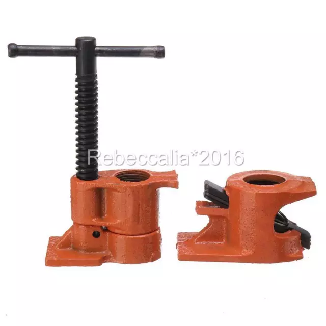 3/4" GLUING PIPE CLAMP 4 Pcs WOODWORKING VICE TOOLS Wide Surface protect Pads AU 2