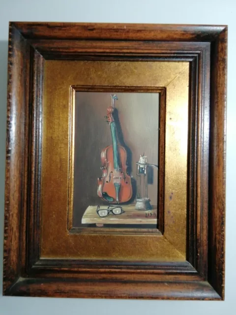 olio su cartoncino telato
