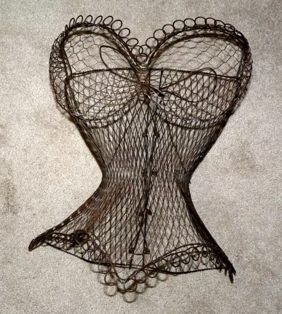 Vintage Wire Dress Form Torso Vintage Wire Dress Form Torso