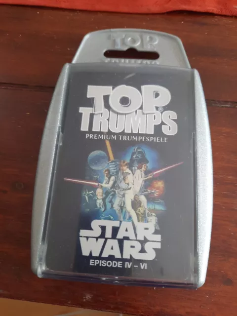 Star Wars. Episode IV- VI.Top  Trumps.Kartenspiel. Sonder Edition. Rarität