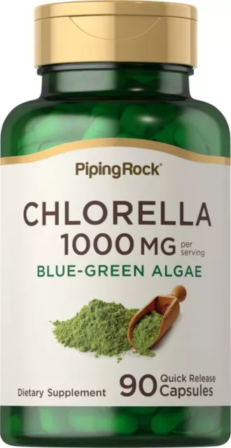 CHLORELLA 1000mg 90caps Superalimento desintoxicante perfecto Envio URGENTE