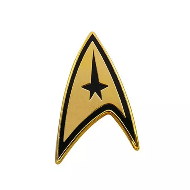 STAR TREK Pin Métal Emaillé Logo Starfleet Command Enterprise Kirk Spock Insigne