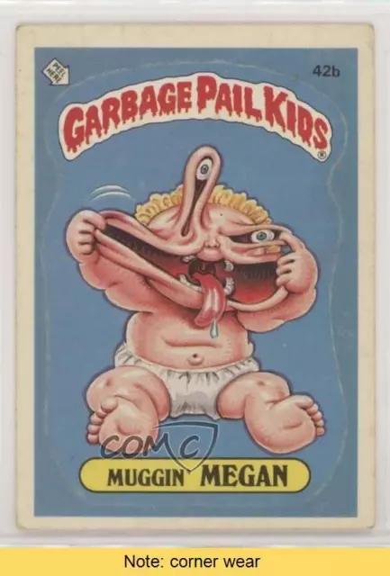 1985 Topps Garbage Pail Kids Series 2 Muggin' Megan (Two Star Back) READ 7m3