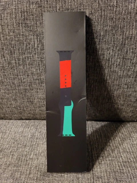 Apple Sport Band for Watch Series 6 - Black Unity, Regular (40mm) - Damaged Box