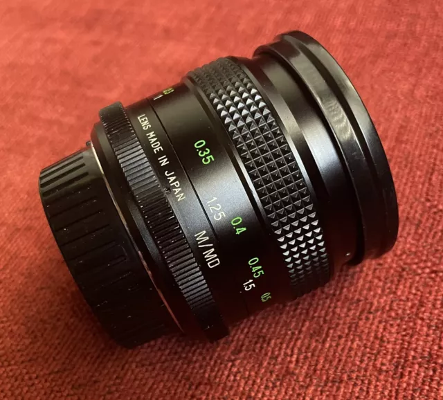 Vivitar Minolta MD 28mm f 2 Fast Wide Angle Lens - Excellent Condition - Japan