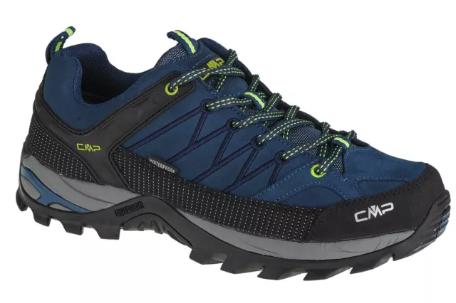 CMP Rigel Low 3Q13247-08MF, Hombres, zapatos de trekking, azul