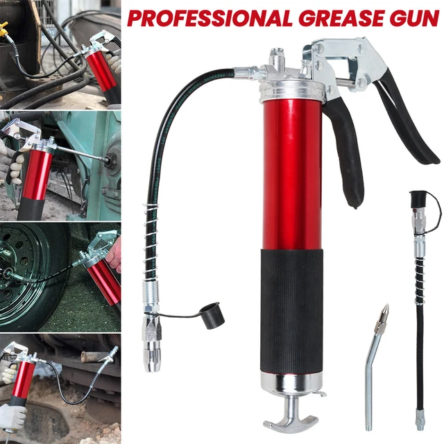 Fettpresse Kaufen Profi Einhand Fettpresse 6000 PSI Mit 2 X 400g Mehrzweckfett – Für Werkstatt & Hausgebrauch Fettpresse Profi