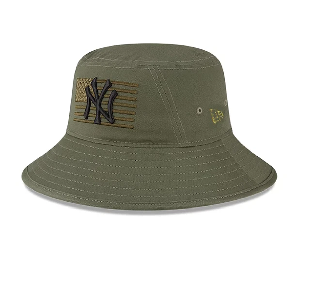 2023 NEW YORK Yankees Armed Forces Memorial Day Bucket Hat Official