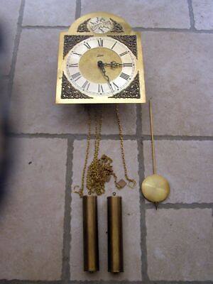 Antiguo reloj de pared "Schatz" + péndulo + 2 pesas