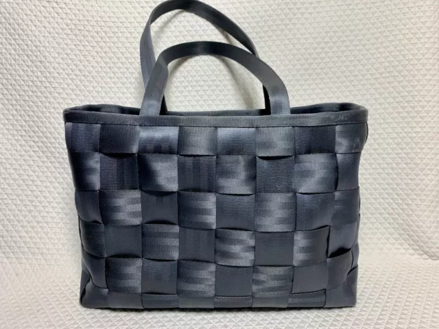 HARVAYS Seatbeltbag Purse Shoulder Bag Tote Gray Blue 9" x 14" NWOT