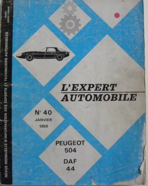 revue technique automobile RTA Peugeot 504 n°40