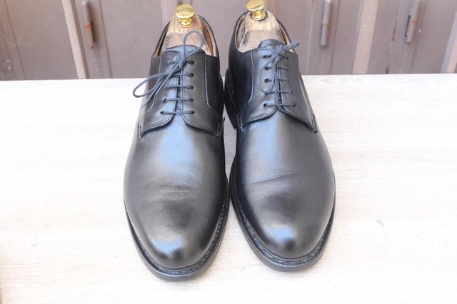 Derby Bowen En Cuir Caramel - Taille 40.5 EU - Semelle Caoutchouc - Cousu Norvégien - Occasion TTB