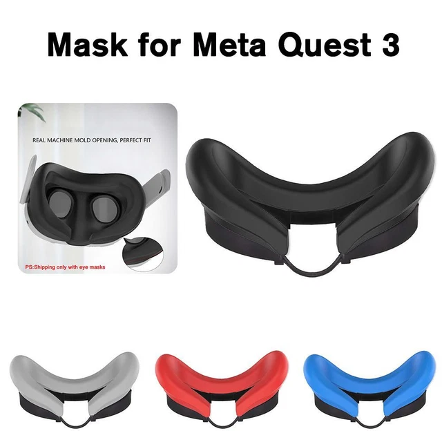Silicone Eye Mask Cover Face Pad Cover For Meta Q Accesso VR 3 uest Glasses M9O8