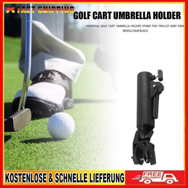 For Trolley Baby Pram Golf Cart Umbrella Holder Double Lock Connector Stand