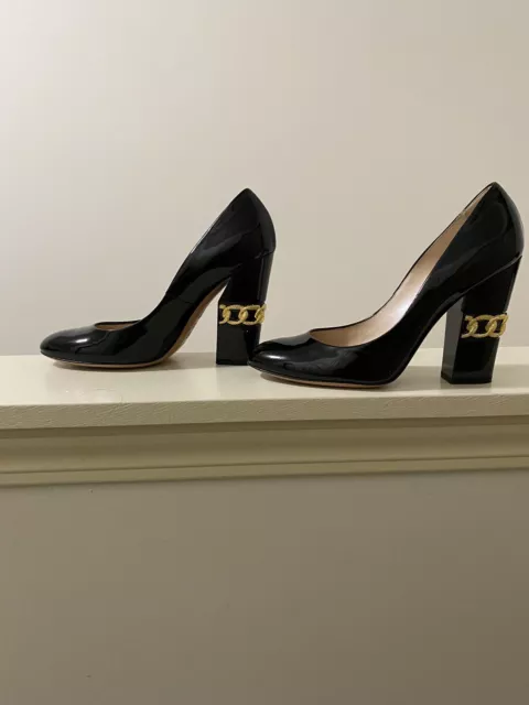 Casadei Black Patent Pumps Size 38 Used