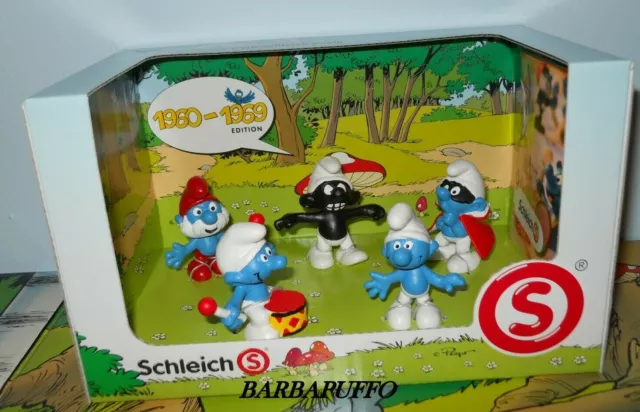 PUFFI SMURFS SCHLUMPF da BARBAPUFFO 41255 PLAYSET 1960-69 DECADE BOX MIB