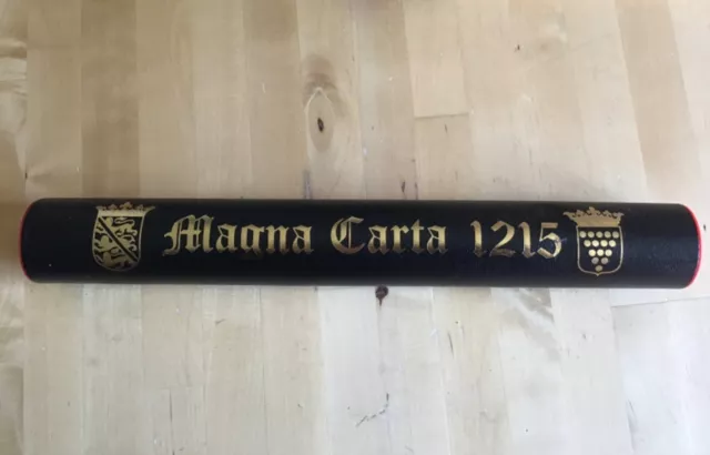 Magna Carta Replica and Translation in Ceremonial Tube!