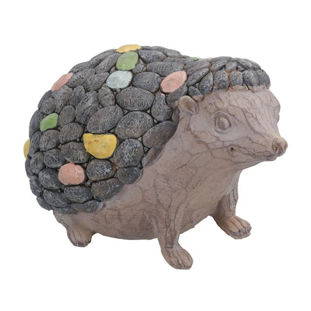 Igel Harz Skulptur Statue Haus Gartenornament Figur Tier Zuhause