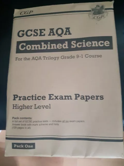 Grade 9-1 GCSE Combined Science AQA Practice Papers: Higher Pack 1 by CGP Books