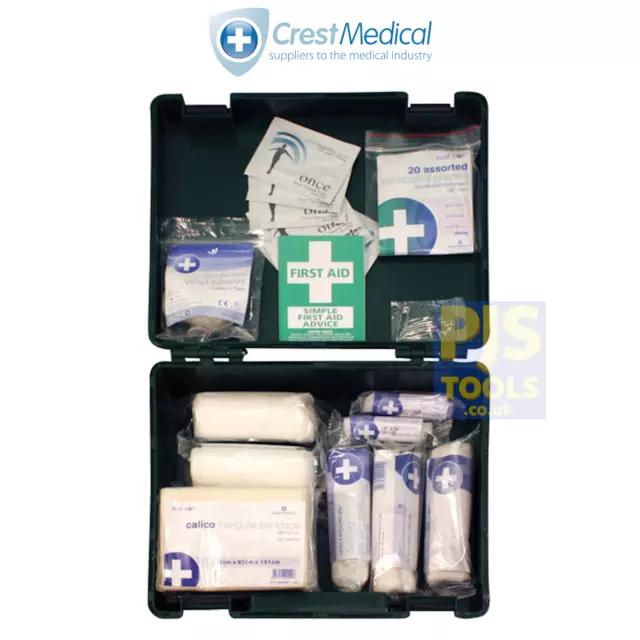 10 person HSE compliant work, office & home first aid kit 1-10 ten people