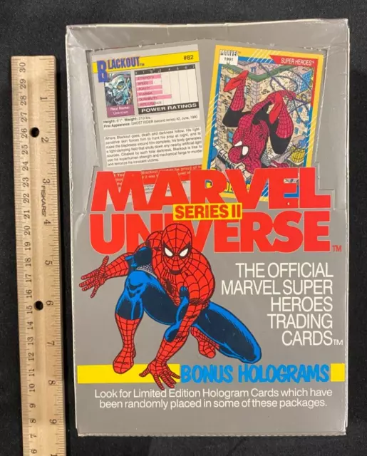 VTG Impel Marvel Universe Series 2 Trading Cards Wax Box New Sealed NH 12223B