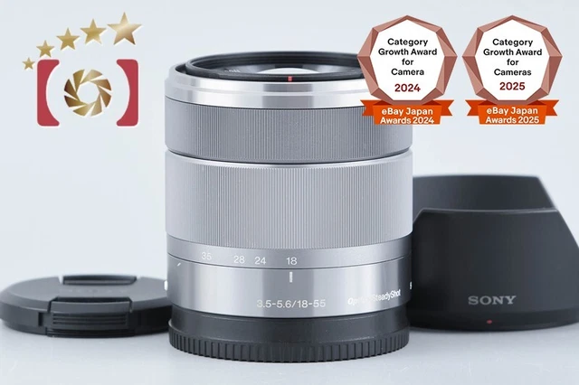 SONY E 18-55MM f/3.5-5.6 OSS SEL1855 Silver from Japan $125.48
