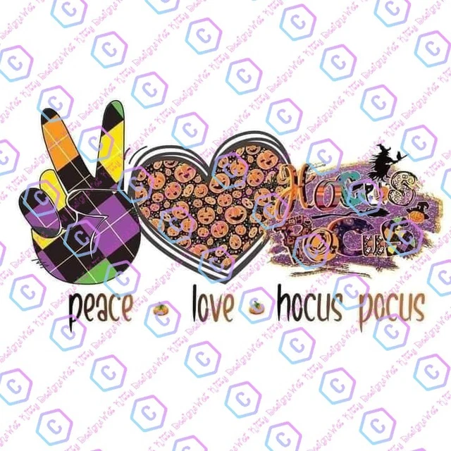 Hocus Pocus Heat transfer designs ready to press