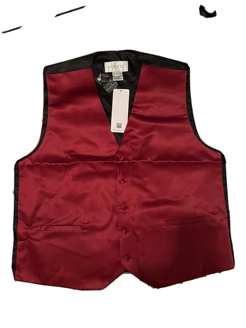 Azazie Burgundy Vest Size L