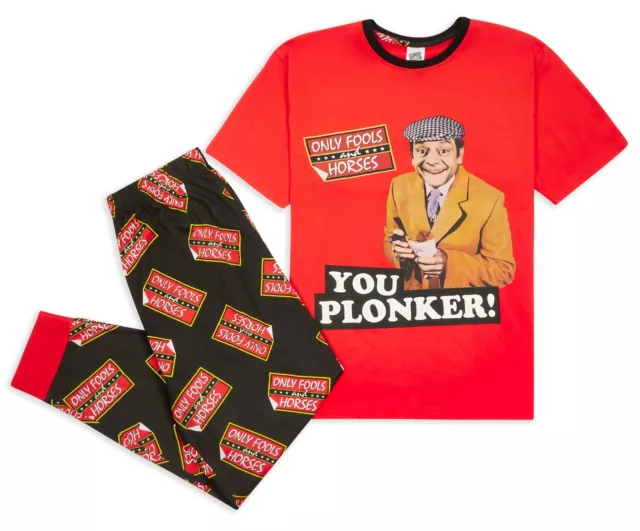 Mens Only Fools & Horses Pyjamas Del Boy Pyjamas Top Bottoms Loungewear S-XL