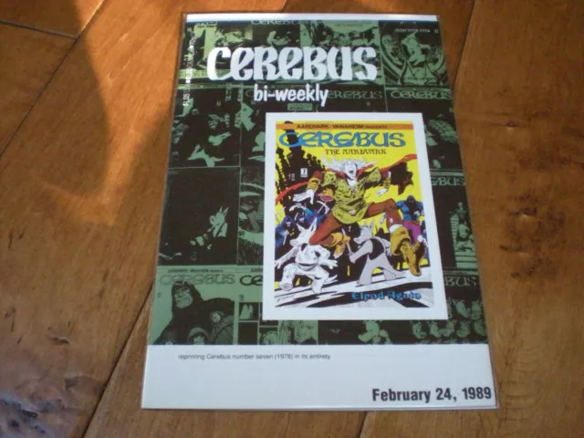 Cerebus Bi-Weekly #7 (1988 Series) Aaardvark Comics VF/NM