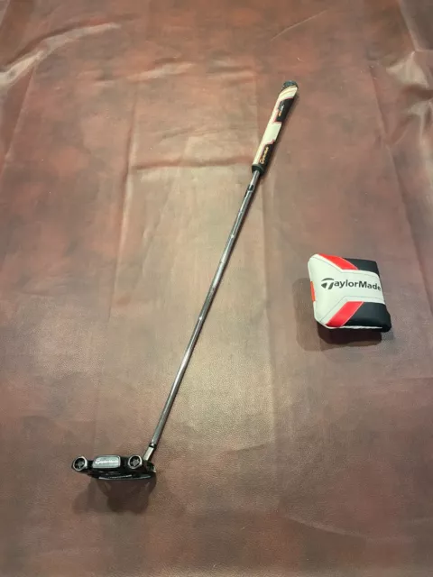 Taylormade Spider Tour Mallet Putter - Black - 34" Length - LH - Head Cover