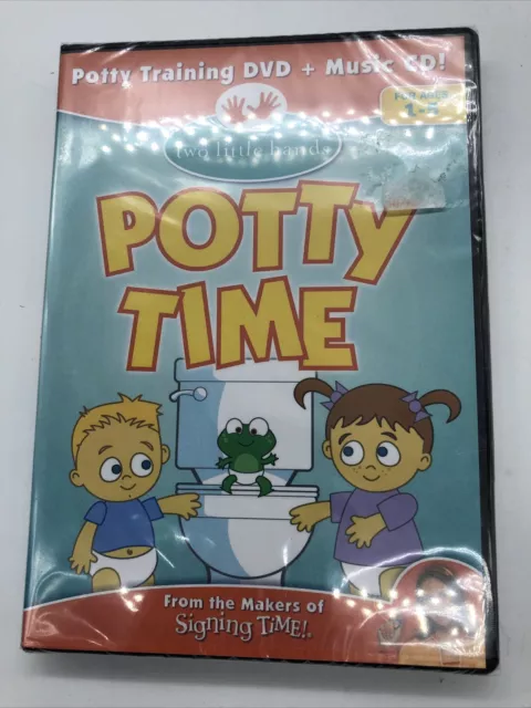 POTTY TIME - Potty Training DVD Sealed Music CD by Makers of Signing ...