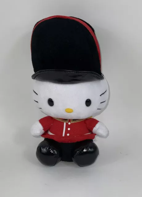 Ty Beanie Baby Hello Kitty European Guard 9" Plush Stuffed Toy Sanrio